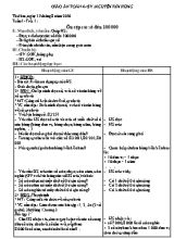 Giáo án Toán lớp 4 - Học kì I - Năm 2016-2017 - Nguyễn Văn Hùng